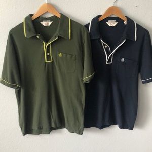 Lot of 2 Penguin 100% Men’s Cotton Polos size L